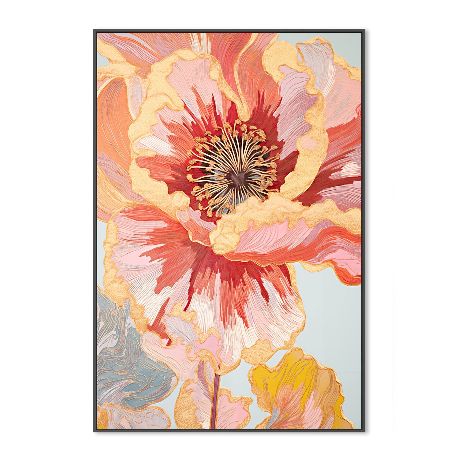 wall-art-print-canvas-poster-framed-Poppy , By Unratio-3