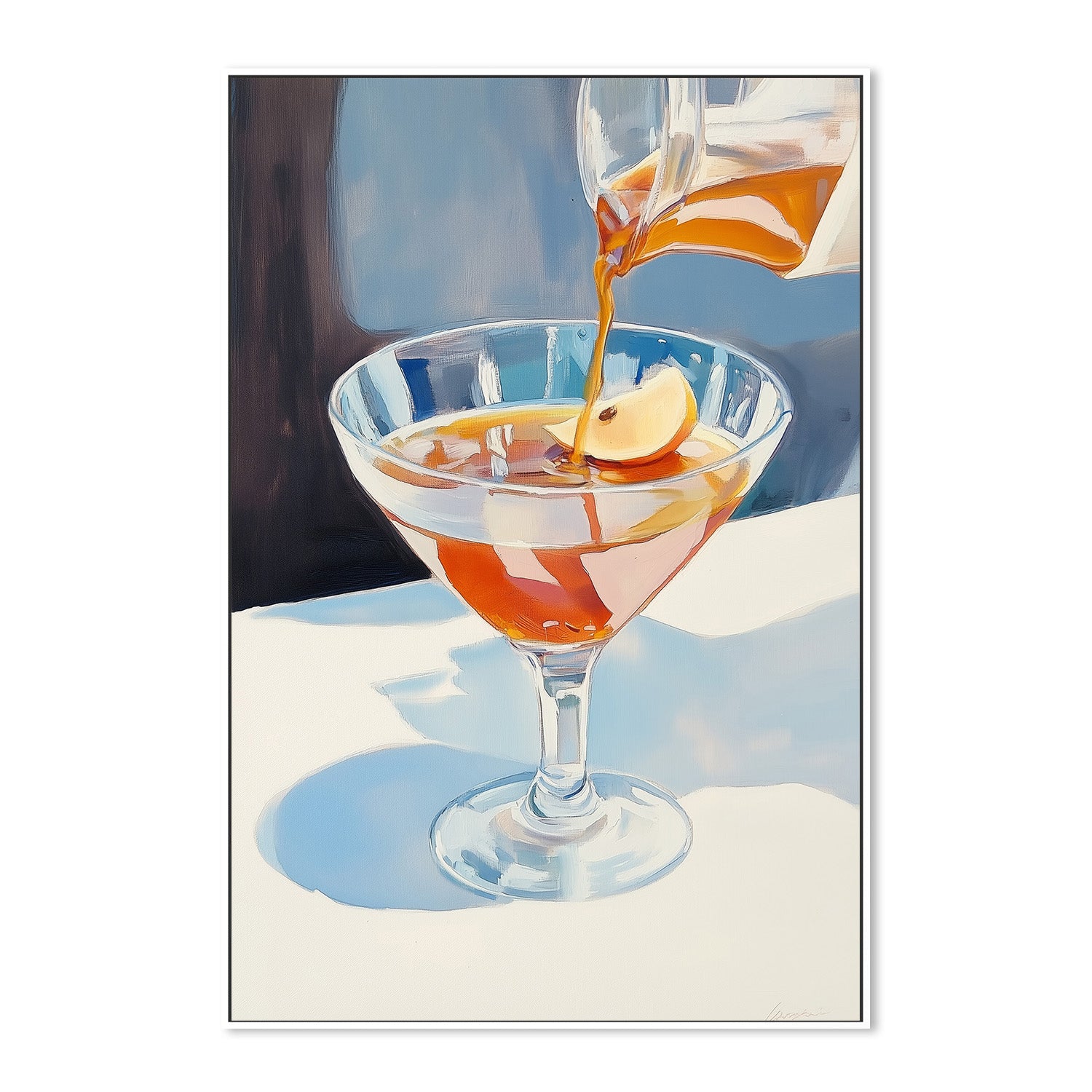 wall-art-print-canvas-poster-framed-Pouring Lemon Tea into a Glass , By Melloi Art Prints-5