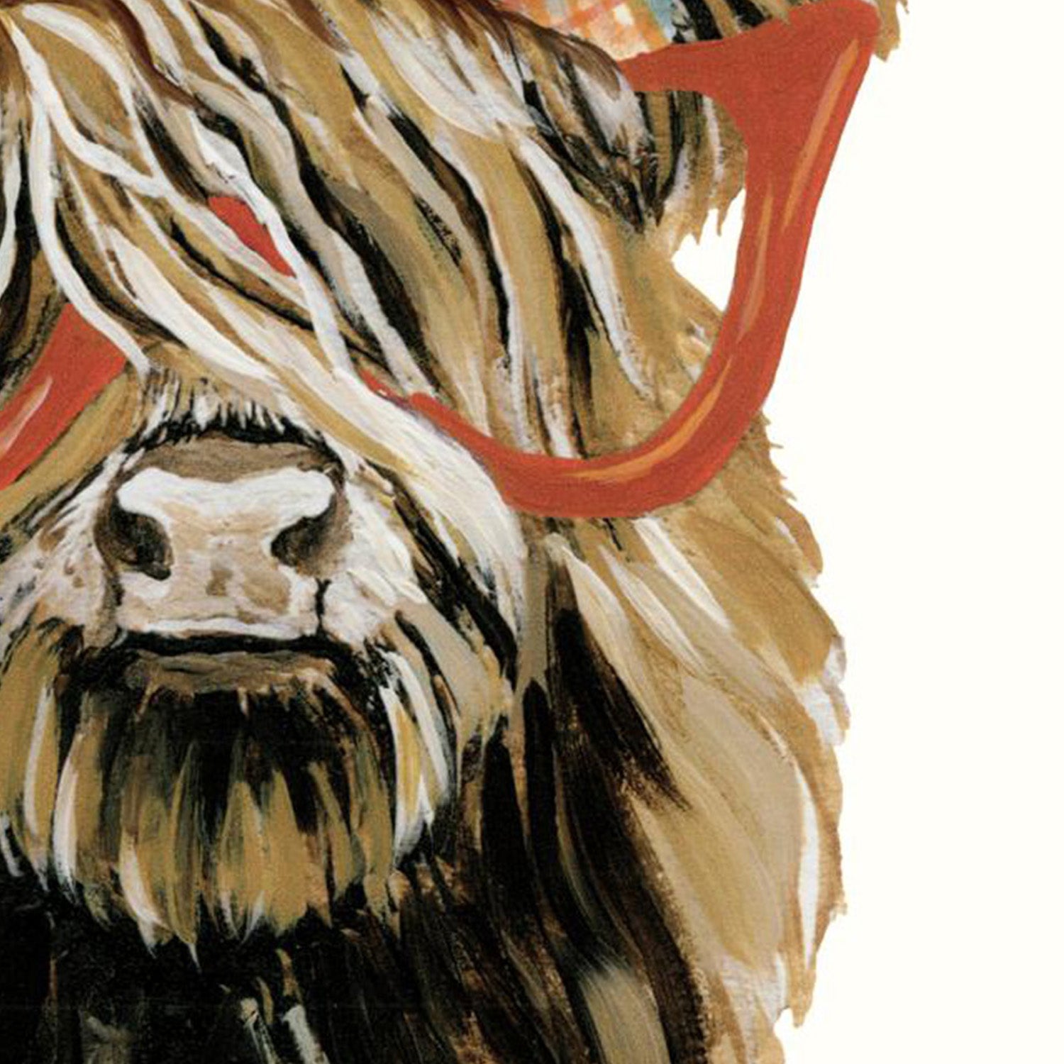 wall-art-print-canvas-poster-framed-Preppy Fall Highland Cow-11