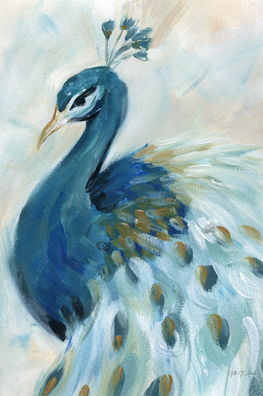 wall-art-print-canvas-poster-framed-Pretty Peacocks, Style B , By Yvette St. Amant-1