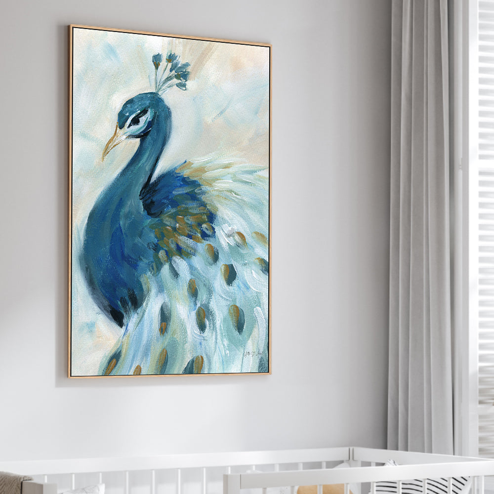 wall-art-print-canvas-poster-framed-Pretty Peacocks, Style B , By Yvette St. Amant-2