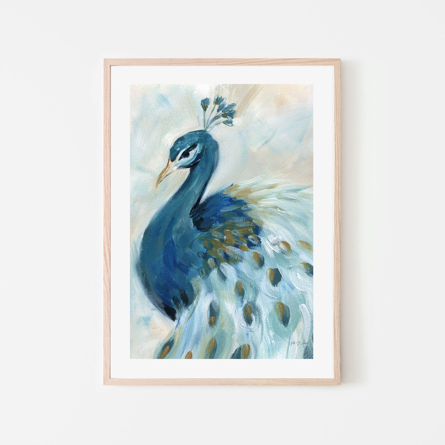 wall-art-print-canvas-poster-framed-Pretty Peacocks, Style B , By Yvette St. Amant-6