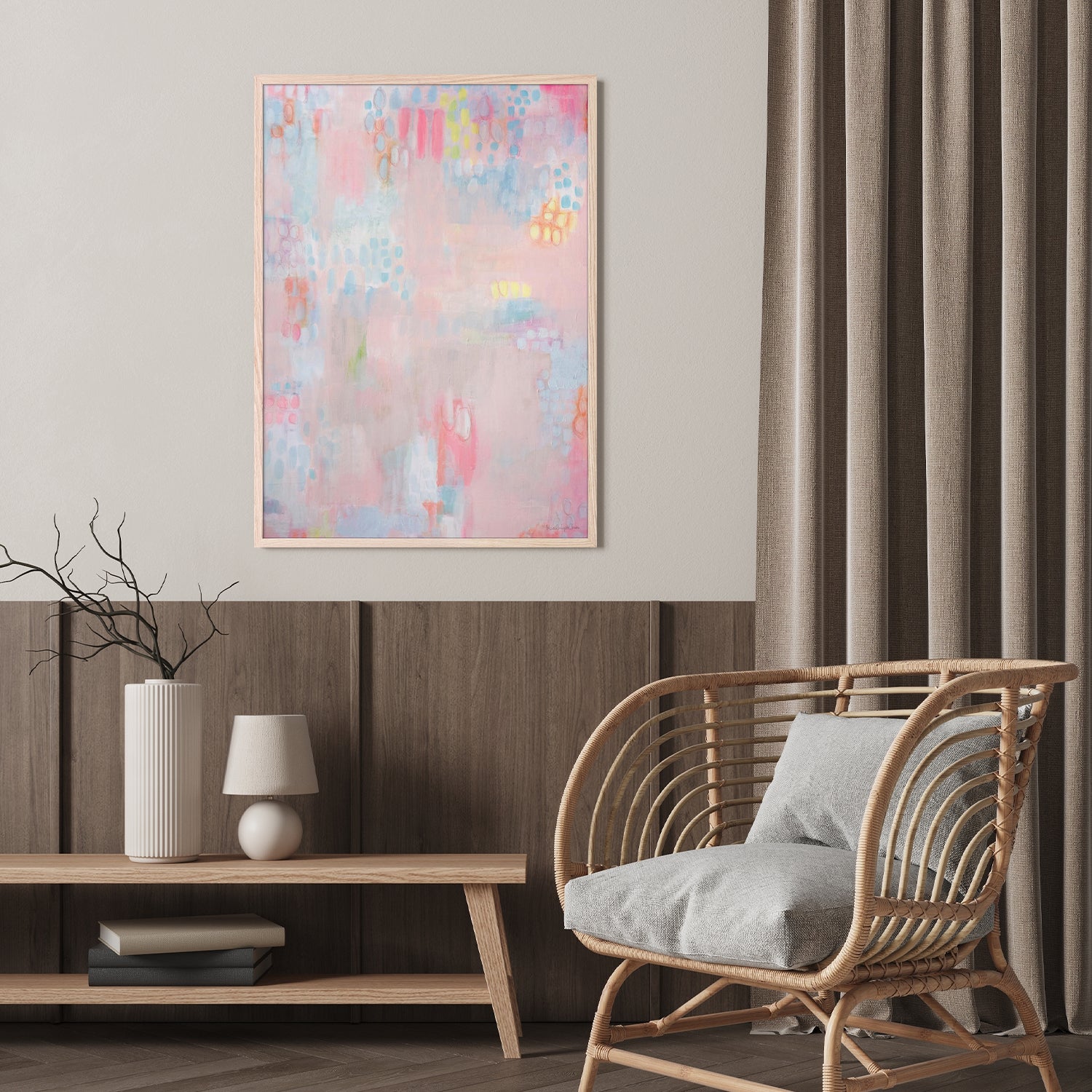 wall-art-print-canvas-poster-framed-Primavera, Style A-8