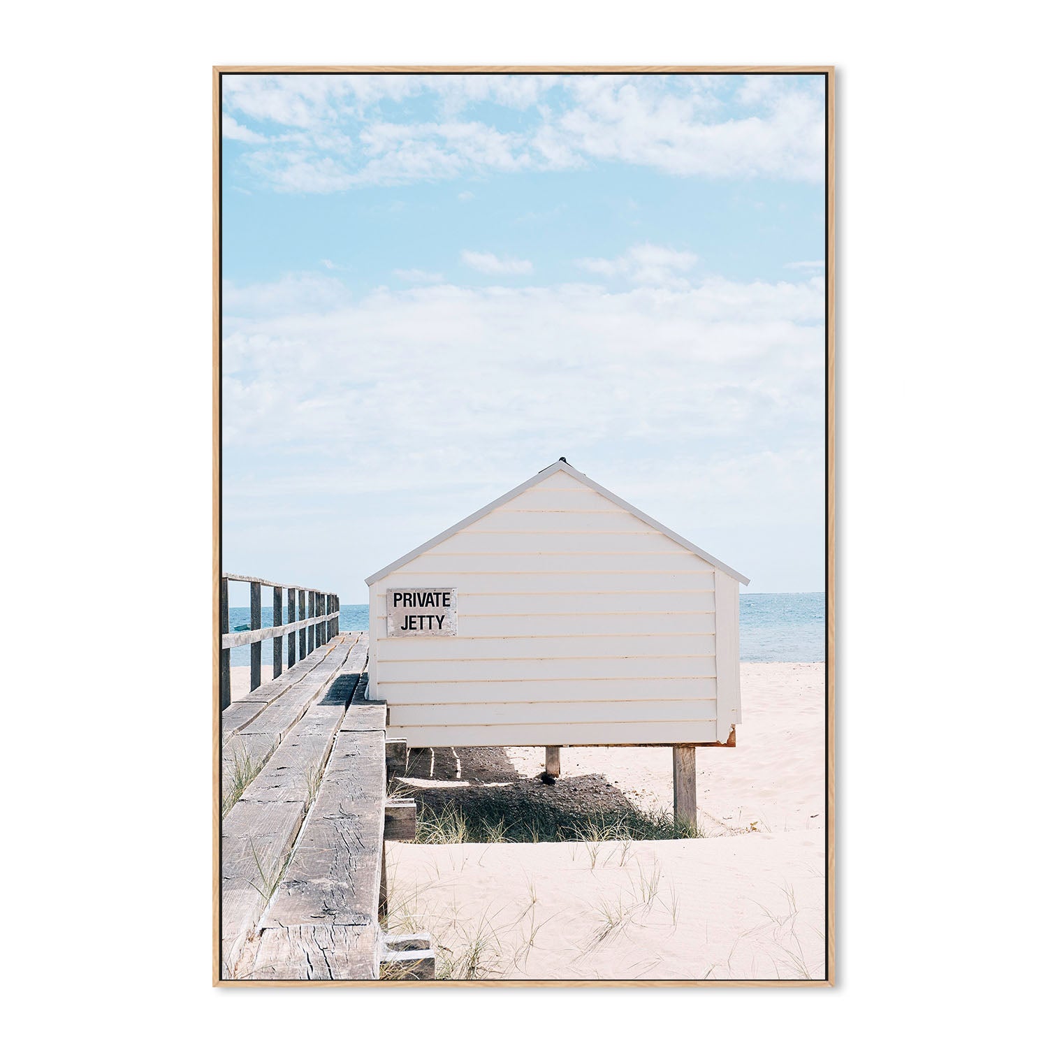 wall-art-print-canvas-poster-framed-Private Jetty , By Ilana Sallick-4