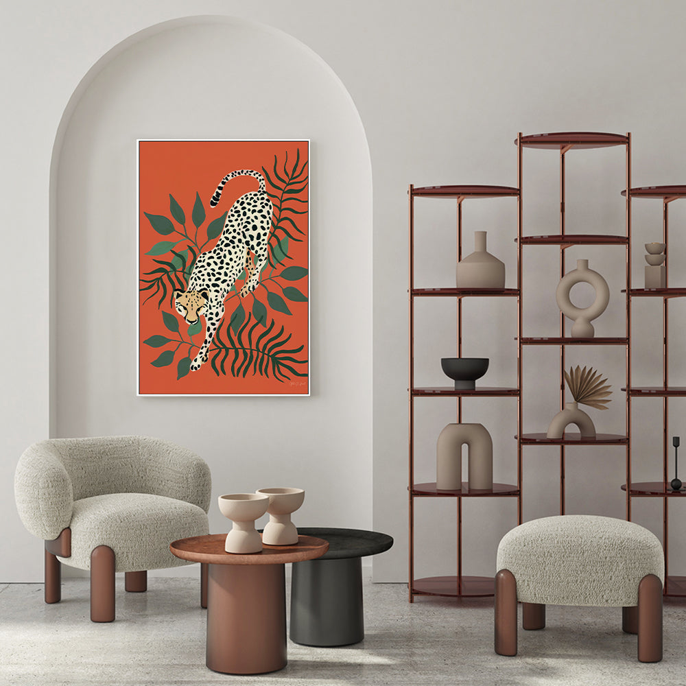 wall-art-print-canvas-poster-framed-Prowling Cheetah , By Yvette St. Amant-7