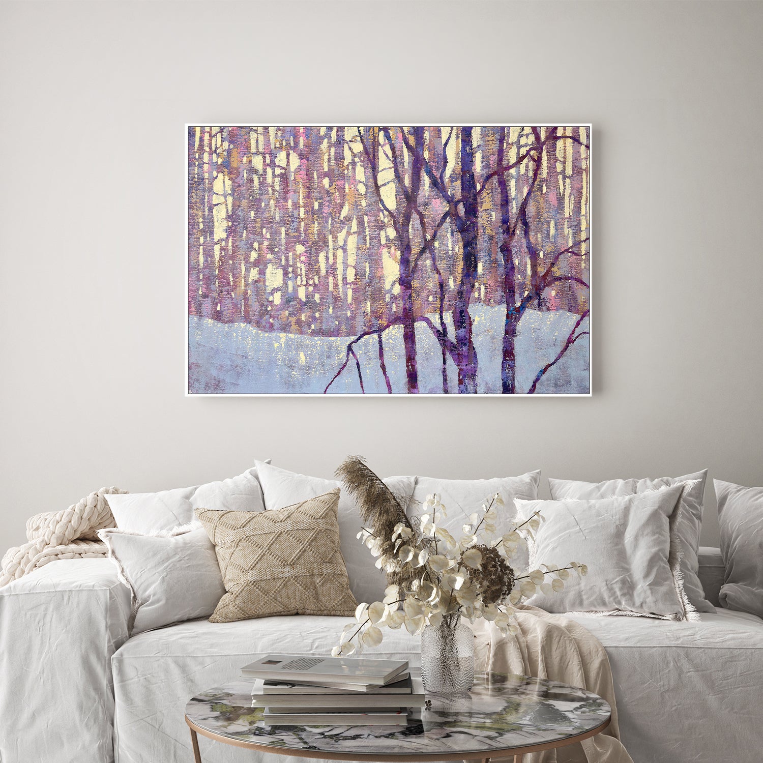 wall-art-print-canvas-poster-framed-Purple Evening-8