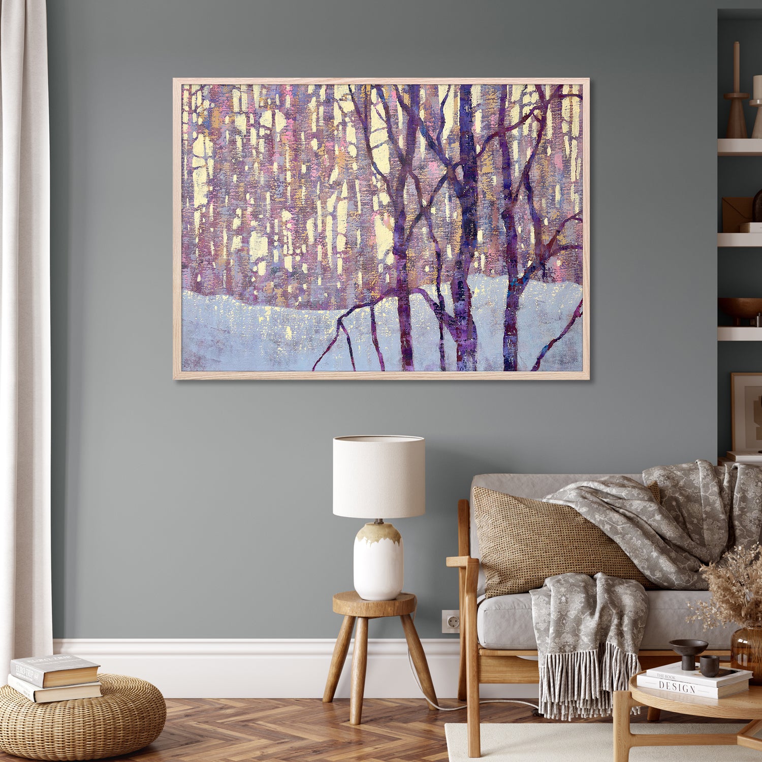 wall-art-print-canvas-poster-framed-Purple Evening-9