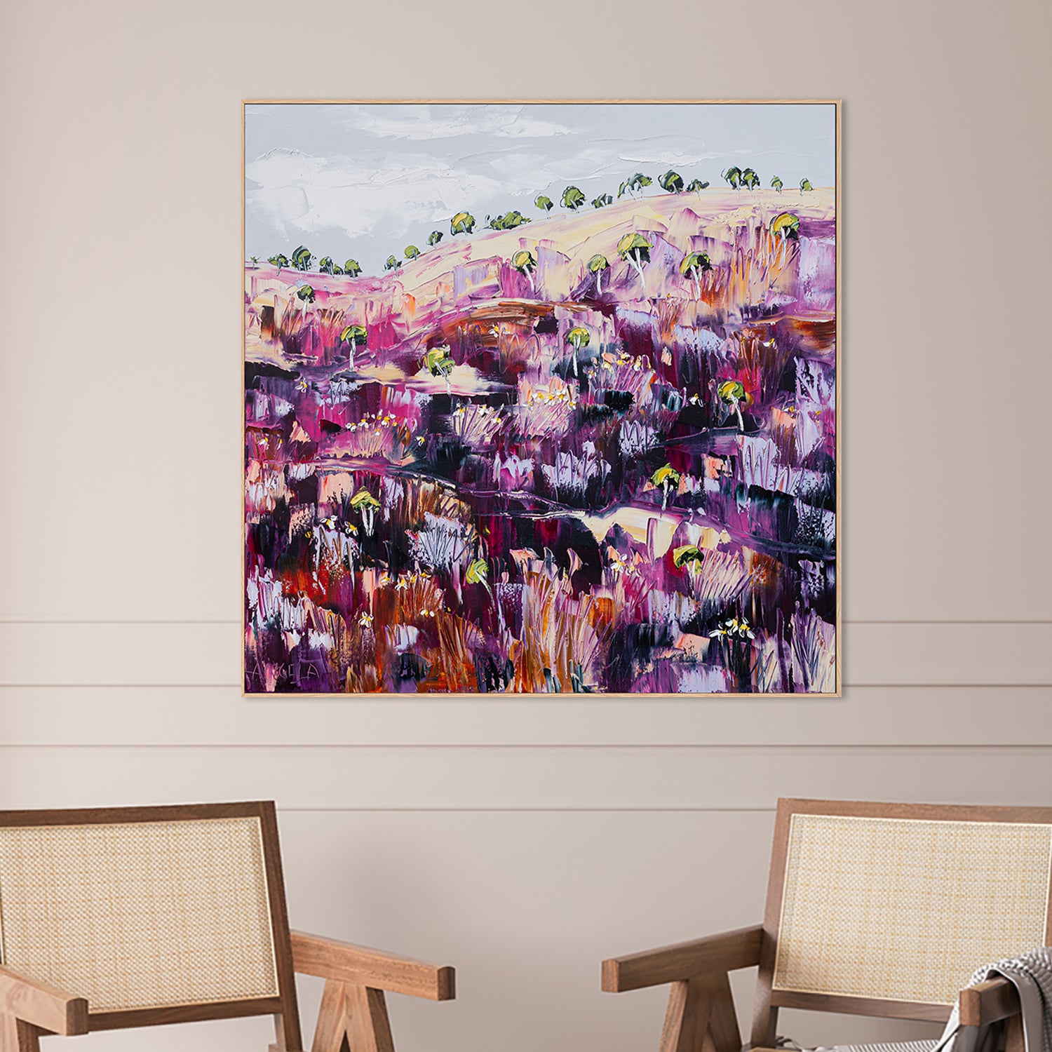 wall-art-print-canvas-poster-framed-Purple Meadow Song-2
