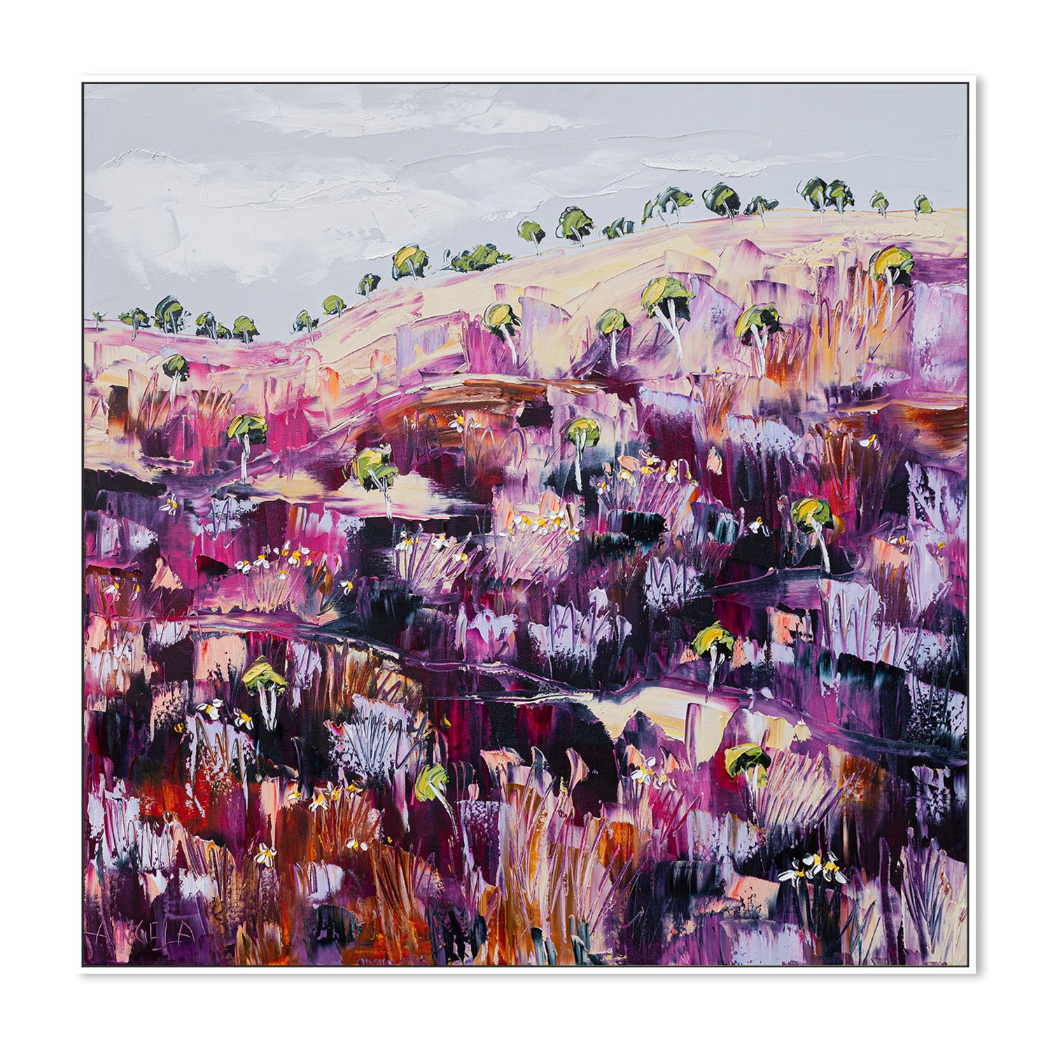 wall-art-print-canvas-poster-framed-Purple Meadow Song-5