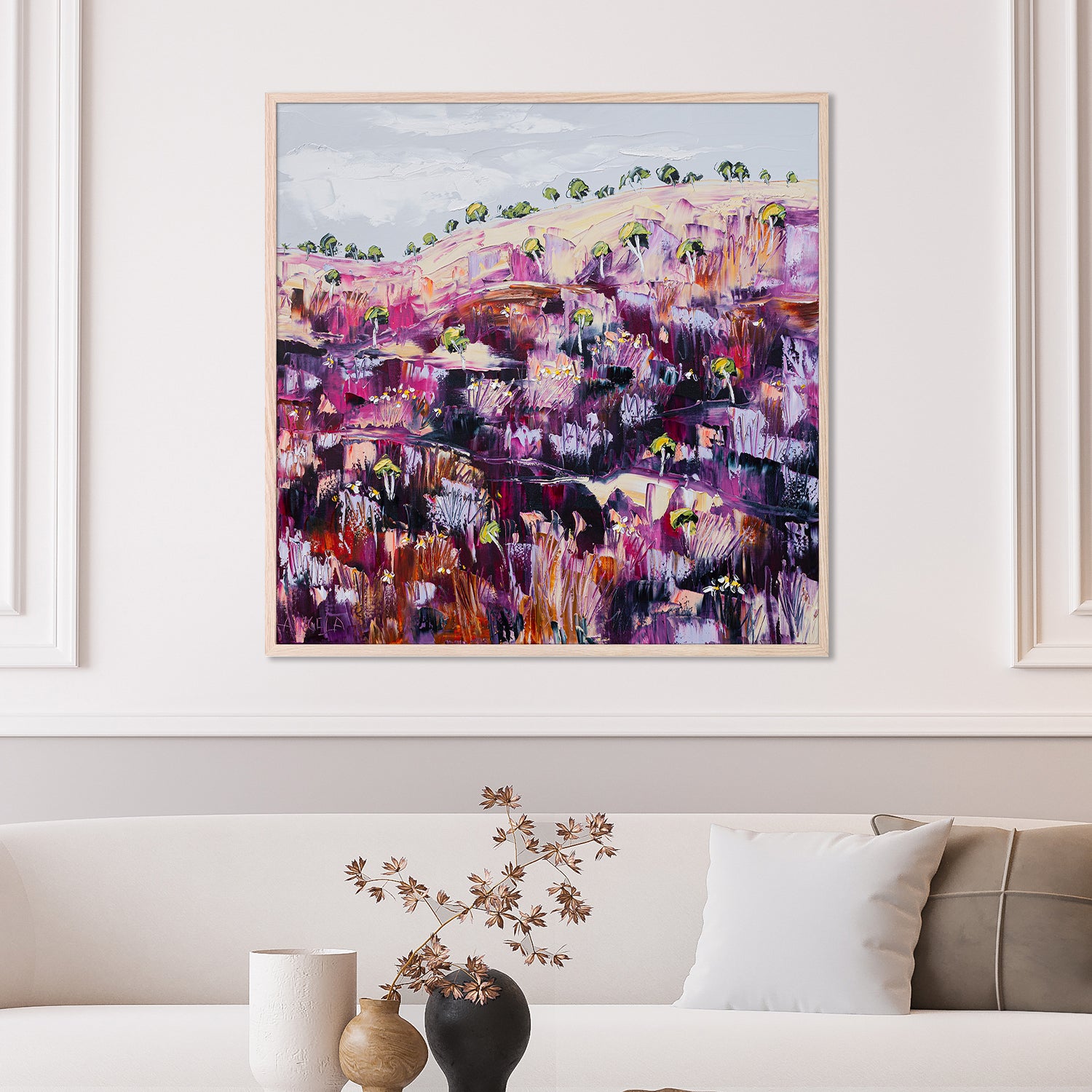 wall-art-print-canvas-poster-framed-Purple Meadow Song-7