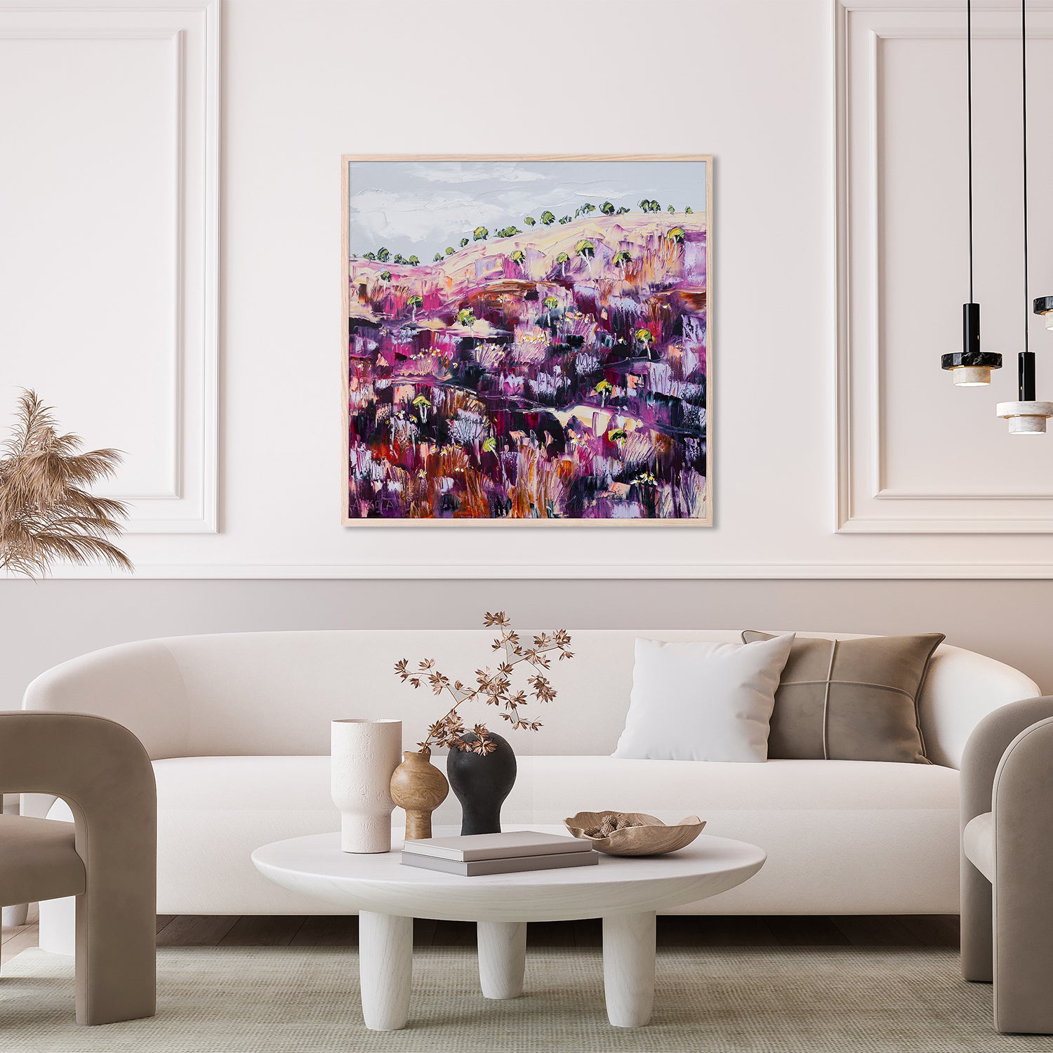 wall-art-print-canvas-poster-framed-Purple Meadow Song-8