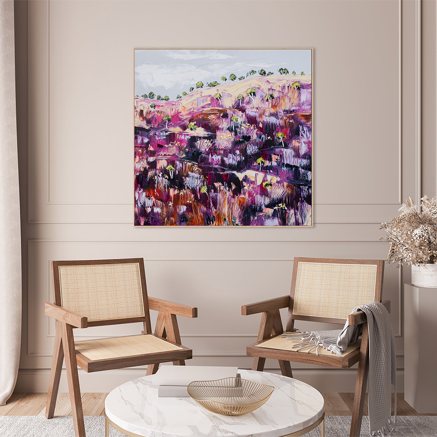 wall-art-print-canvas-poster-framed-Purple Meadow Song-9