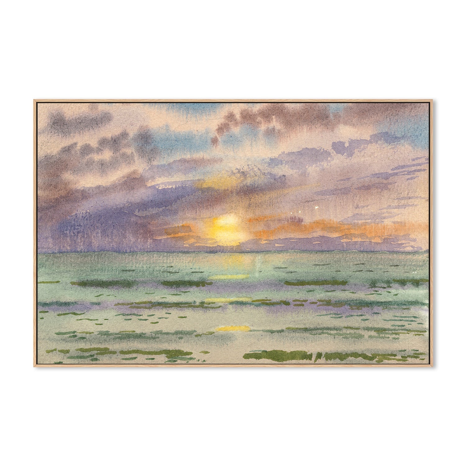 wall-art-print-canvas-poster-framed-PURPLE SUNRISE , By David Dallison-4