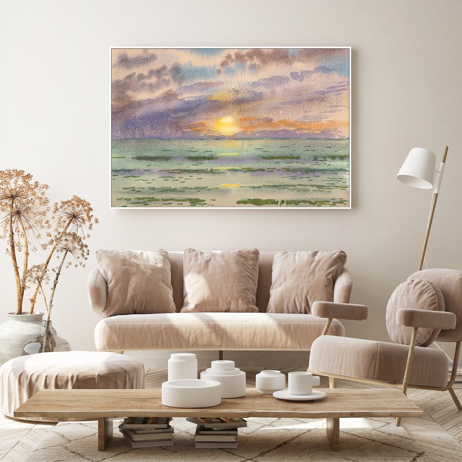 wall-art-print-canvas-poster-framed-PURPLE SUNRISE , By David Dallison-7