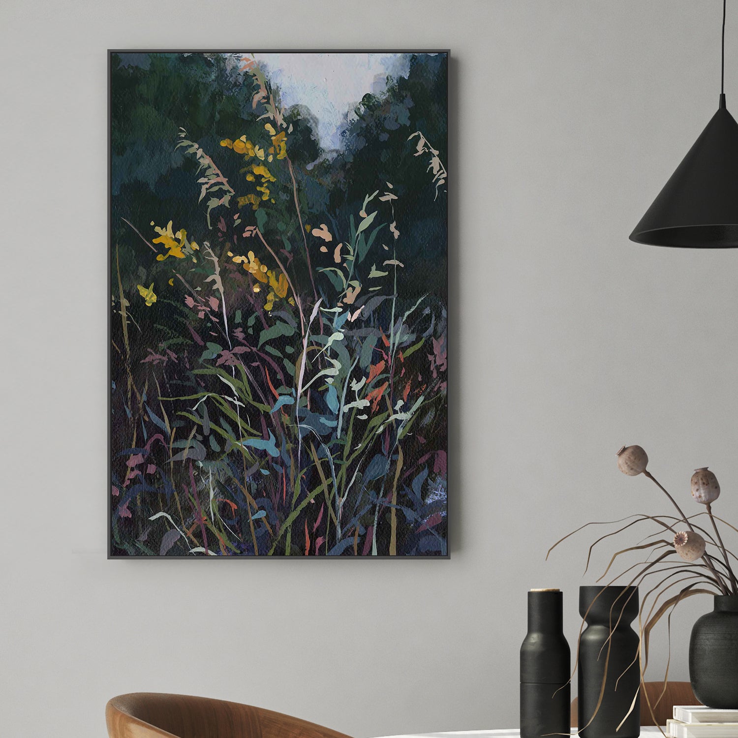 wall-art-print-canvas-poster-framed-Quiet Comprehending, Style B-2