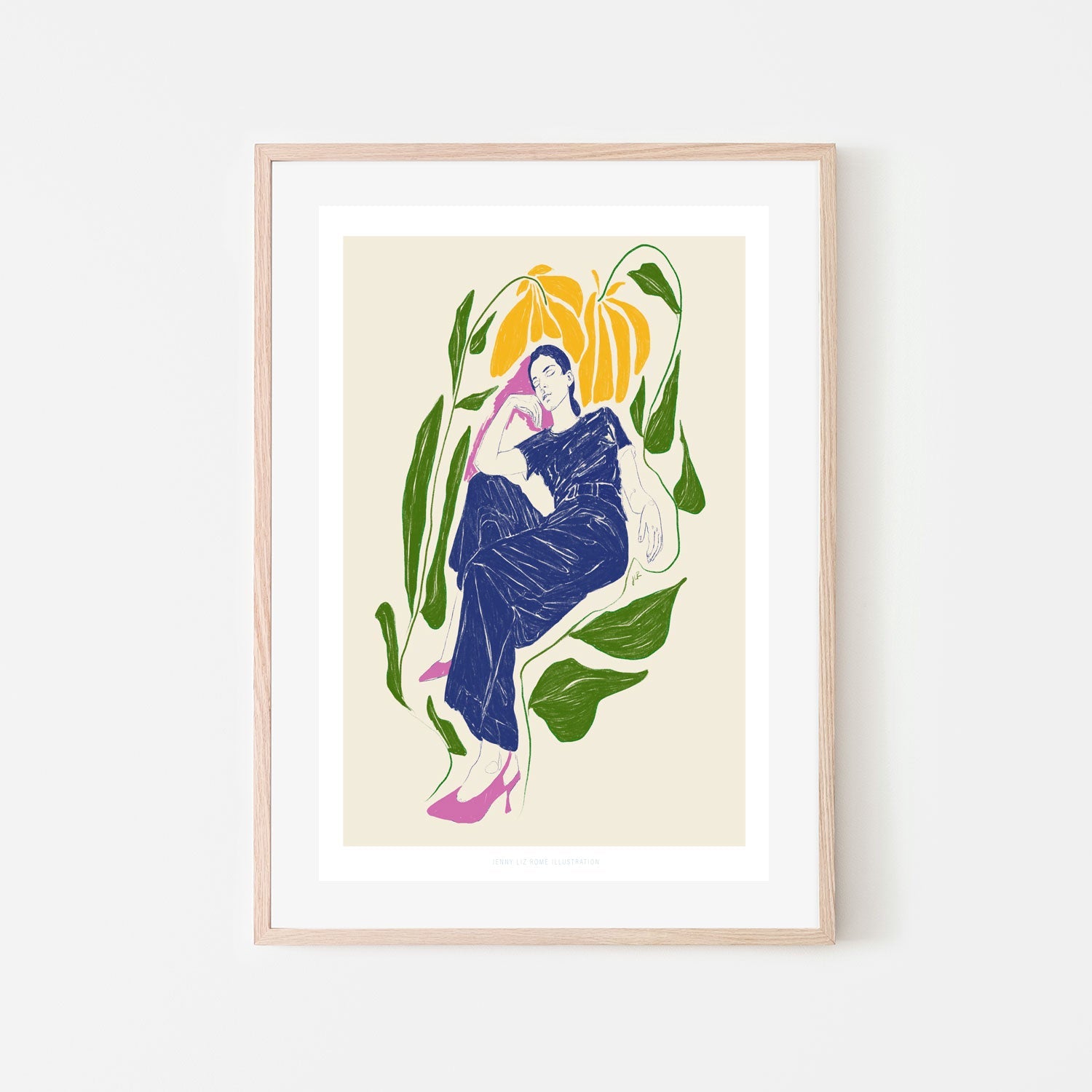 wall-art-print-canvas-poster-framed-Quiet In The Garden-6