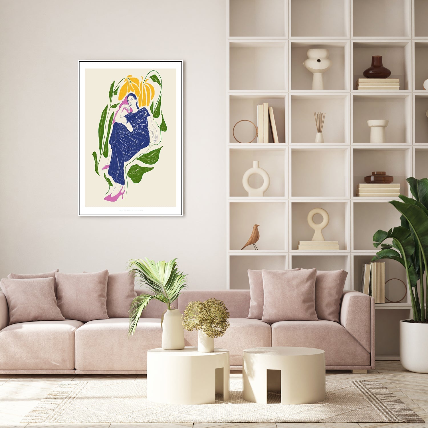 wall-art-print-canvas-poster-framed-Quiet In The Garden-7