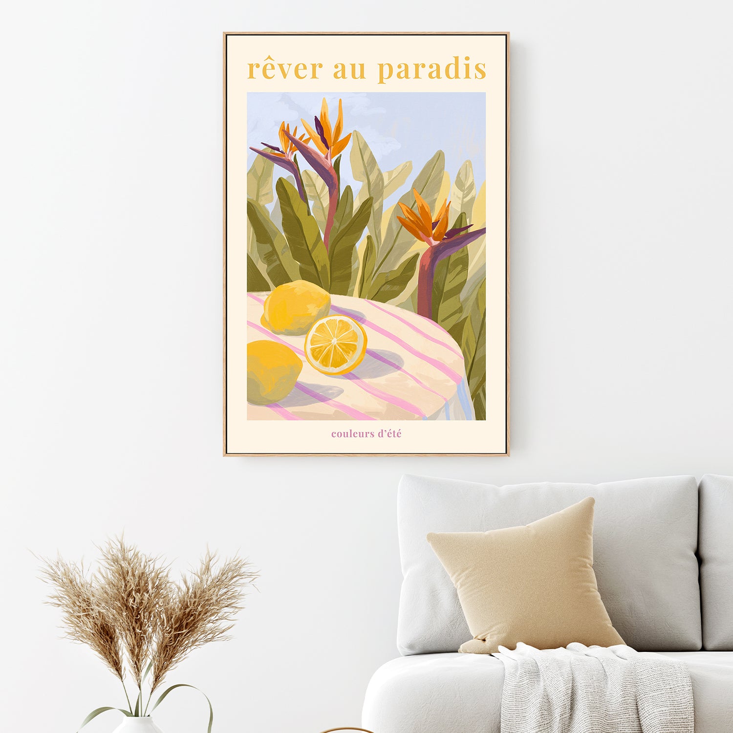 wall-art-print-canvas-poster-framed-RAaver Au Paradis - Lemon-2