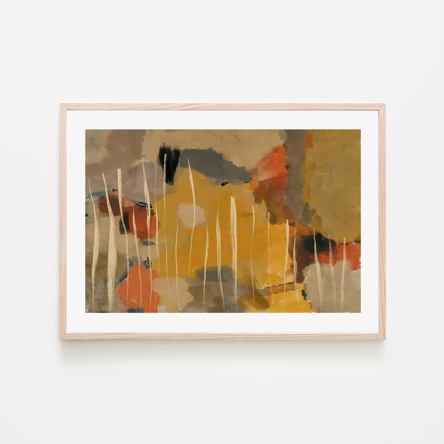 wall-art-print-canvas-poster-framed-Radiant Blooms , By Rohan Sharma-6