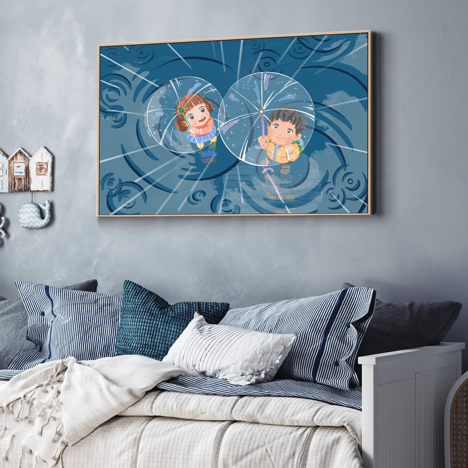 wall-art-print-canvas-poster-framed-Rain , By The Flying Papaya-2