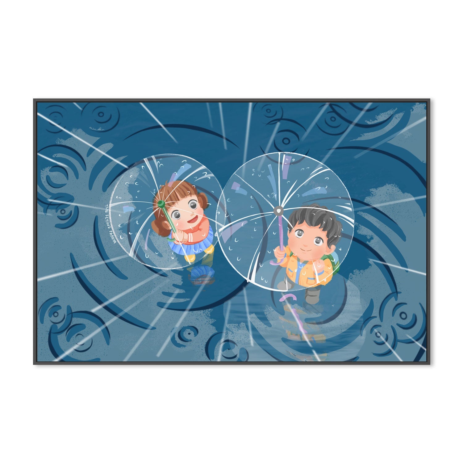 wall-art-print-canvas-poster-framed-Rain , By The Flying Papaya-3