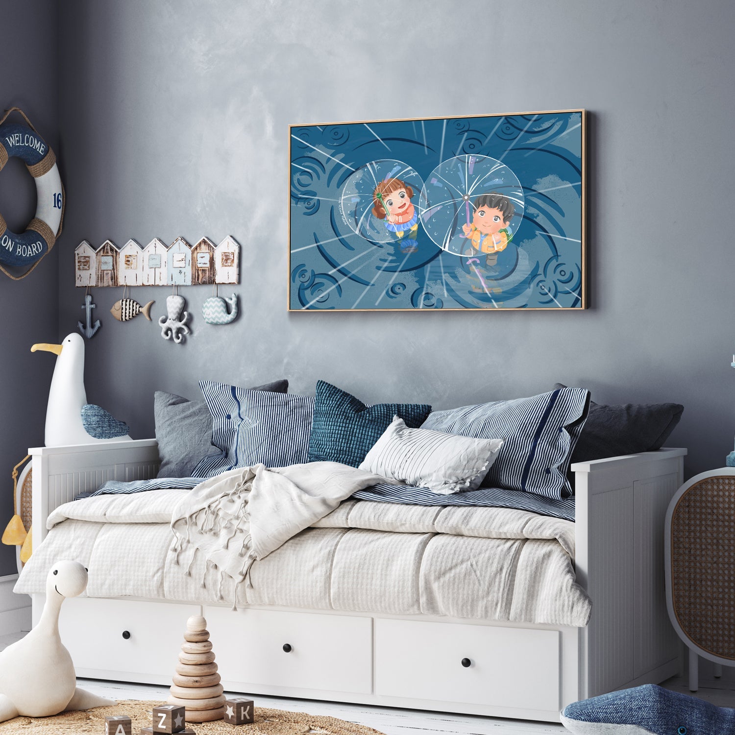 wall-art-print-canvas-poster-framed-Rain , By The Flying Papaya-7