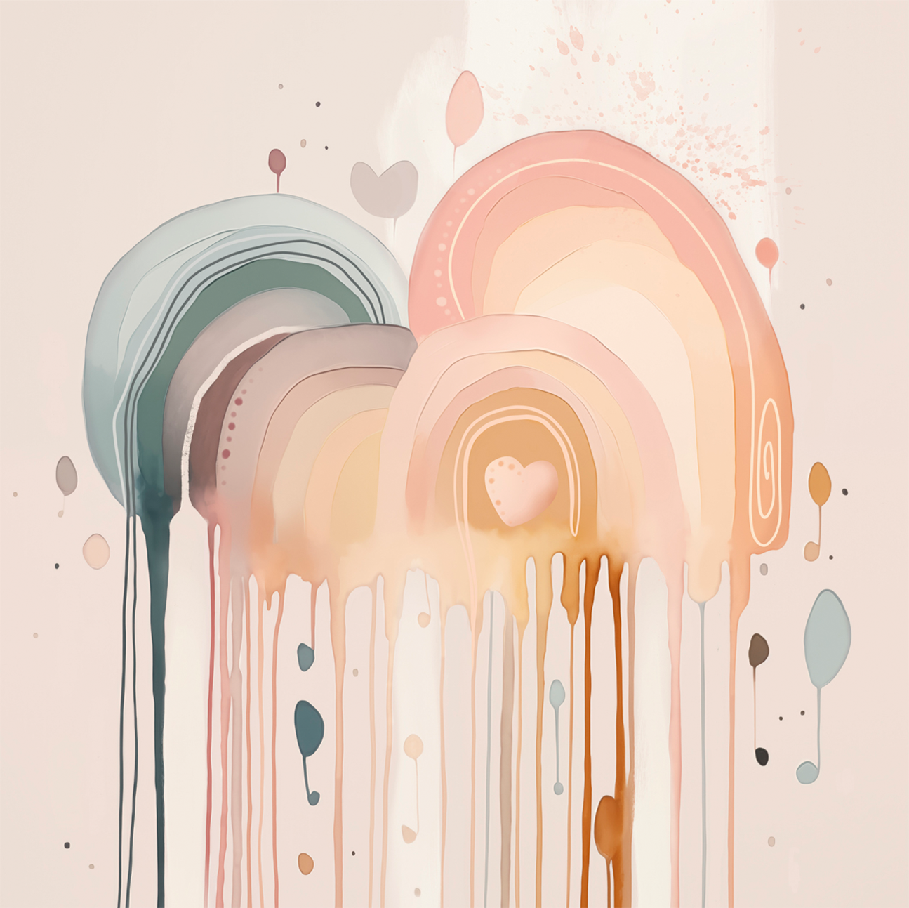 wall-art-print-canvas-poster-framed-Rainbow Drizzle, Style B , By Bella Eve-1