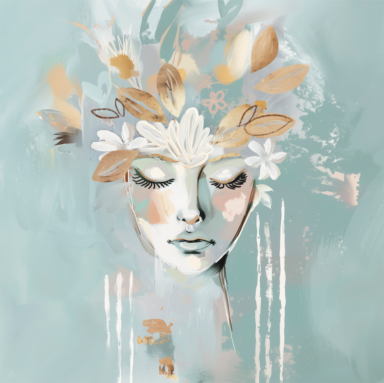 wall-art-print-canvas-poster-framed-Rainflora , By Bella Eve-1