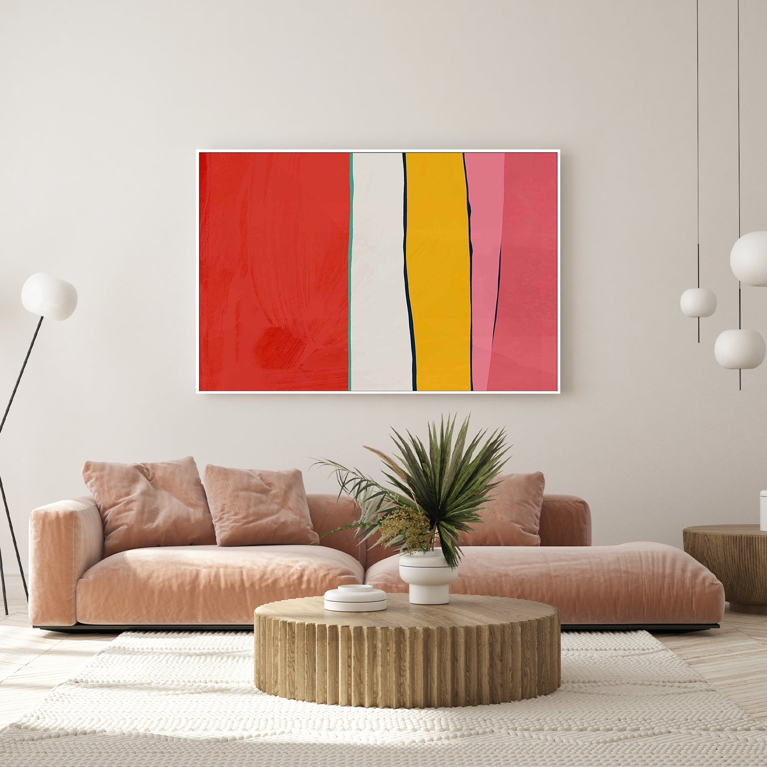 wall-art-print-canvas-poster-framed-Red Bar Symphony, Style A-7