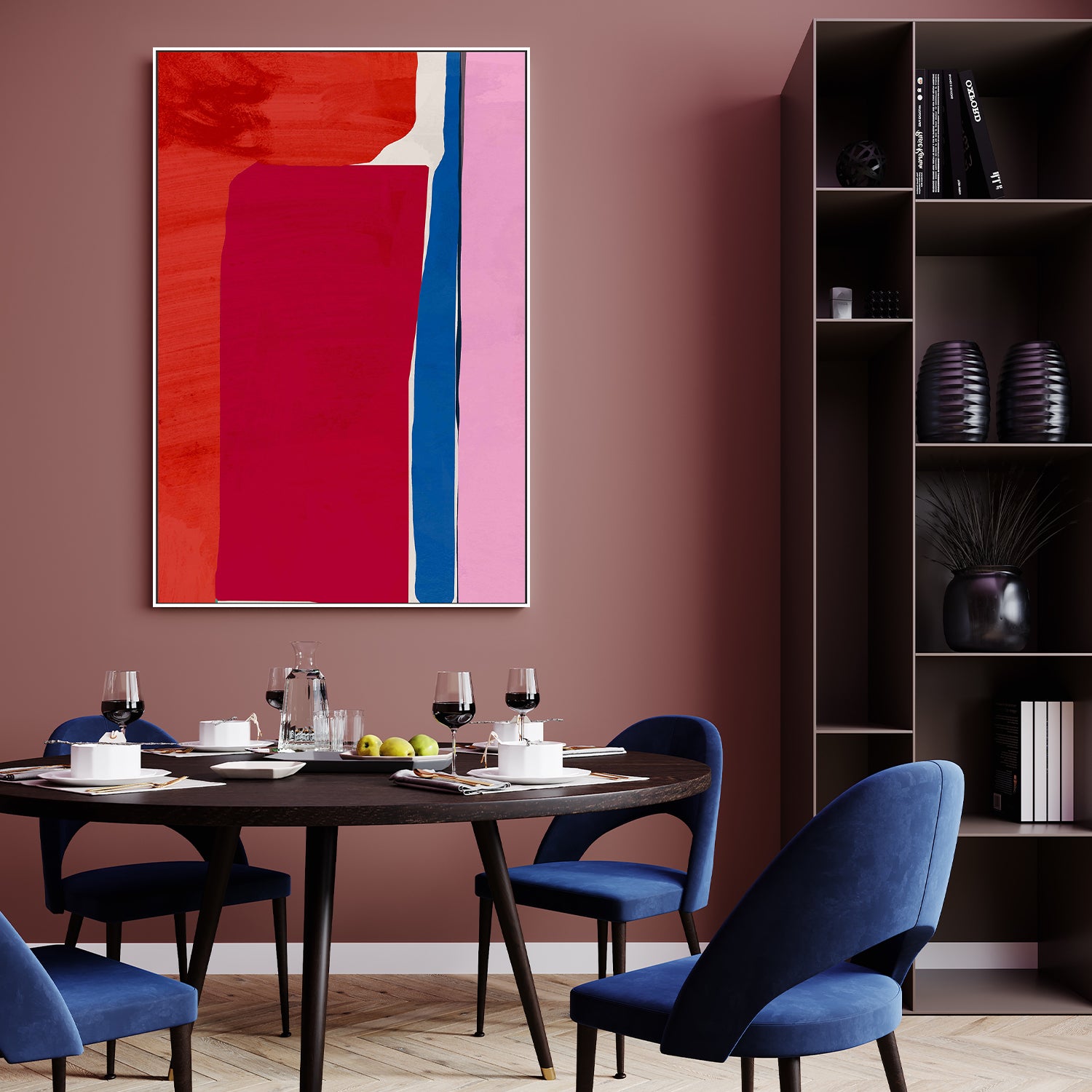 wall-art-print-canvas-poster-framed-Red Bar Symphony, Style B-7