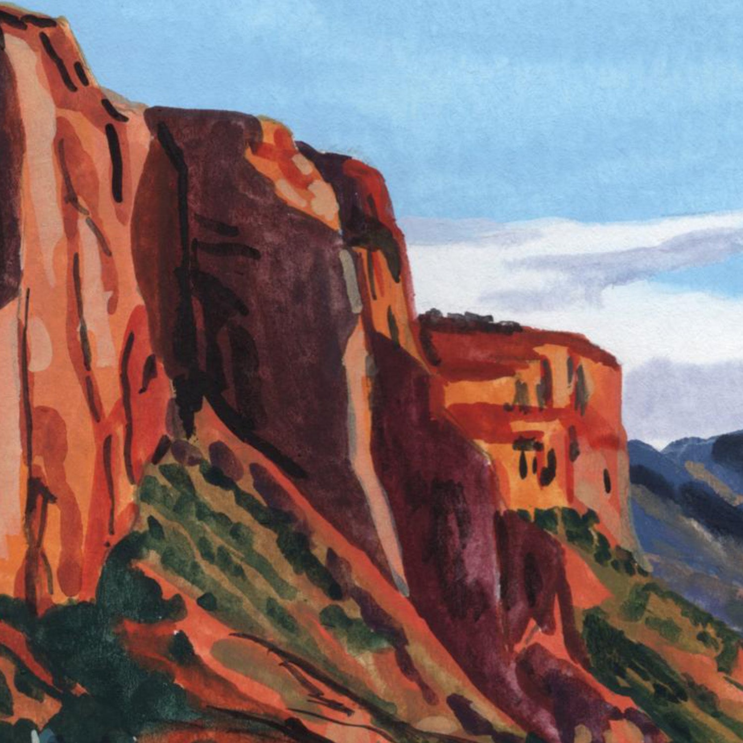 wall-art-print-canvas-poster-framed-Red Earth Scenery Late Afternoon-10