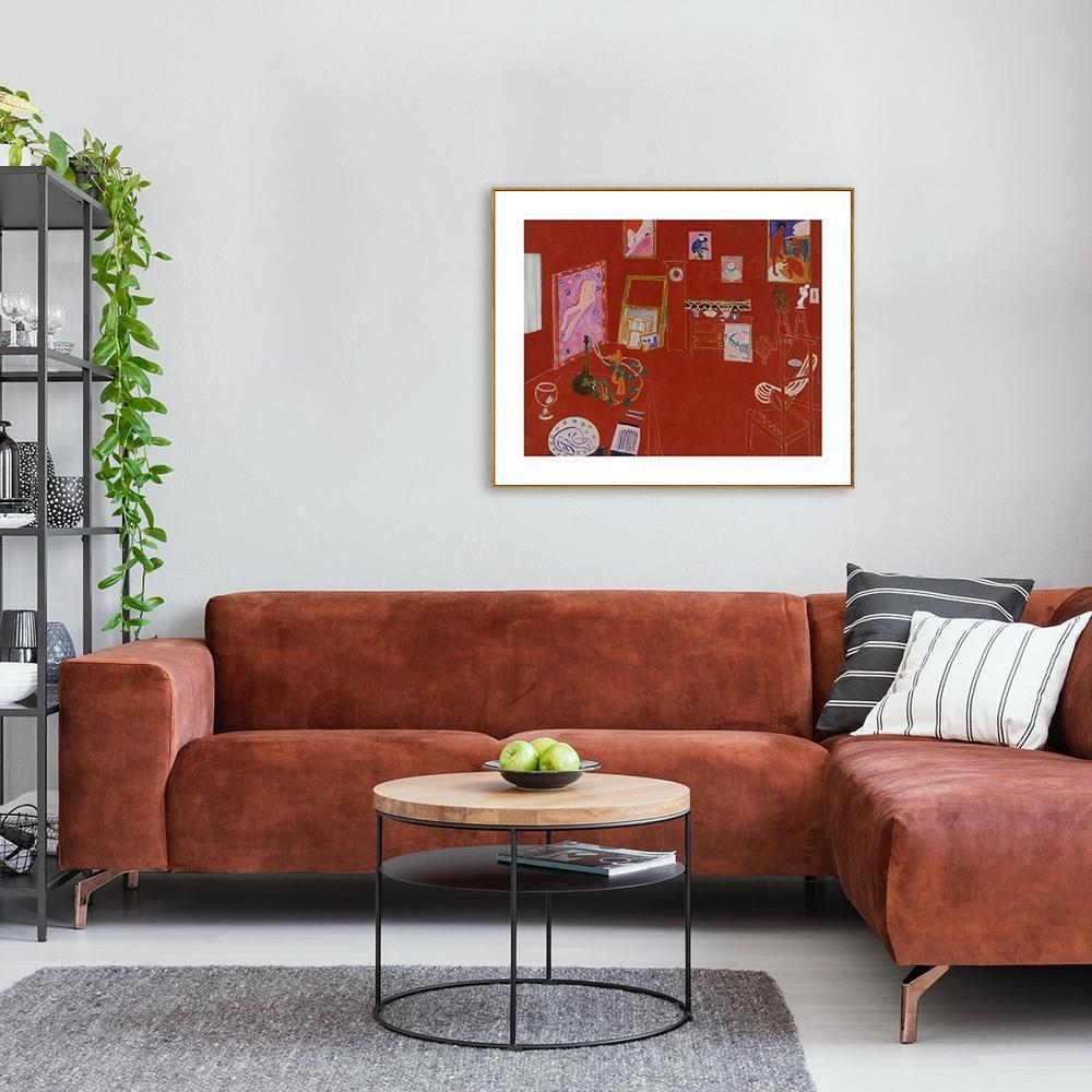 wall-art-print-canvas-poster-framed-Red Studio, By Henri Matisse-by-Gioia Wall Art-Gioia Wall Art