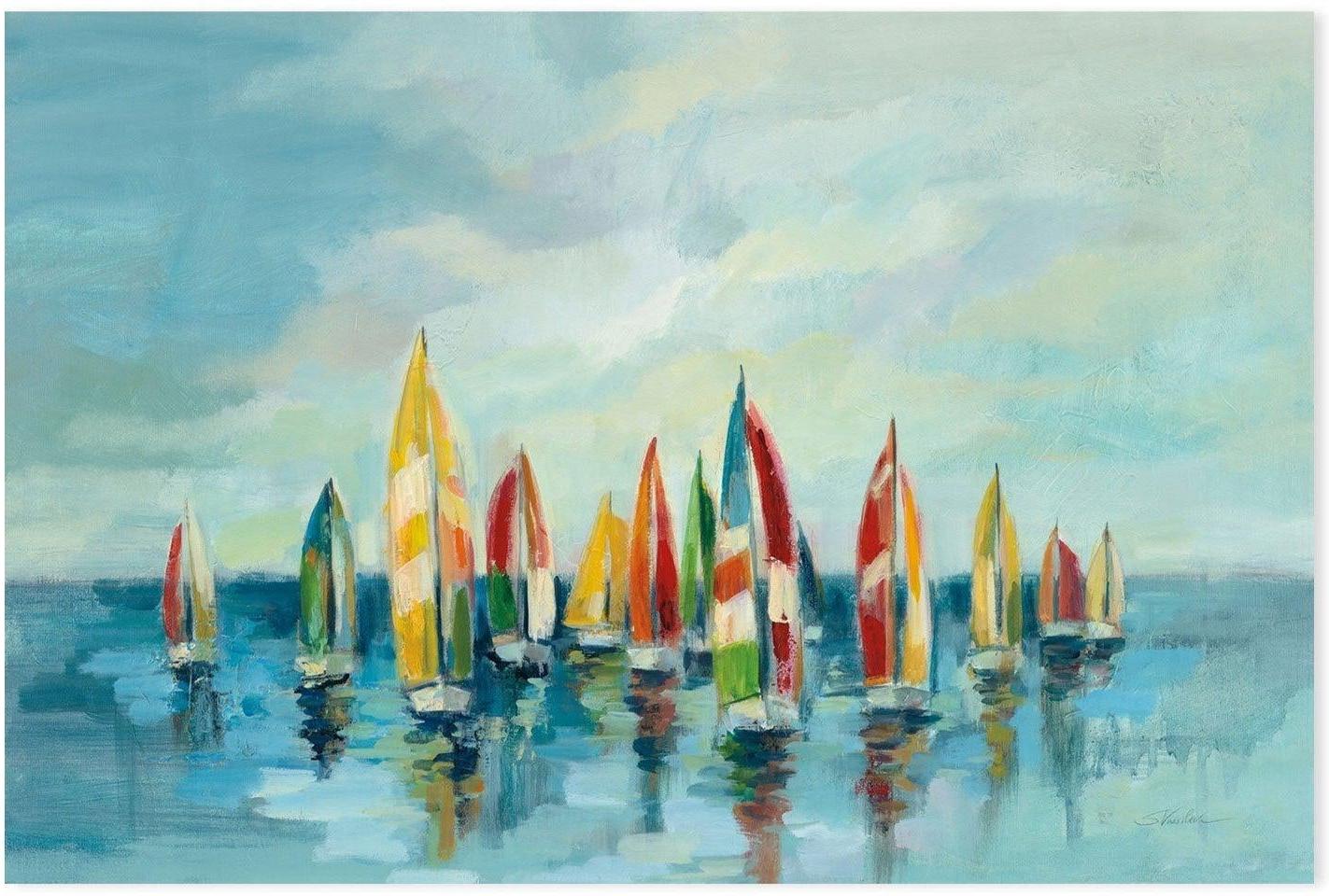 wall-art-print-canvas-poster-framed-Regatta-by-Silvia Vassileva-Gioia Wall Art