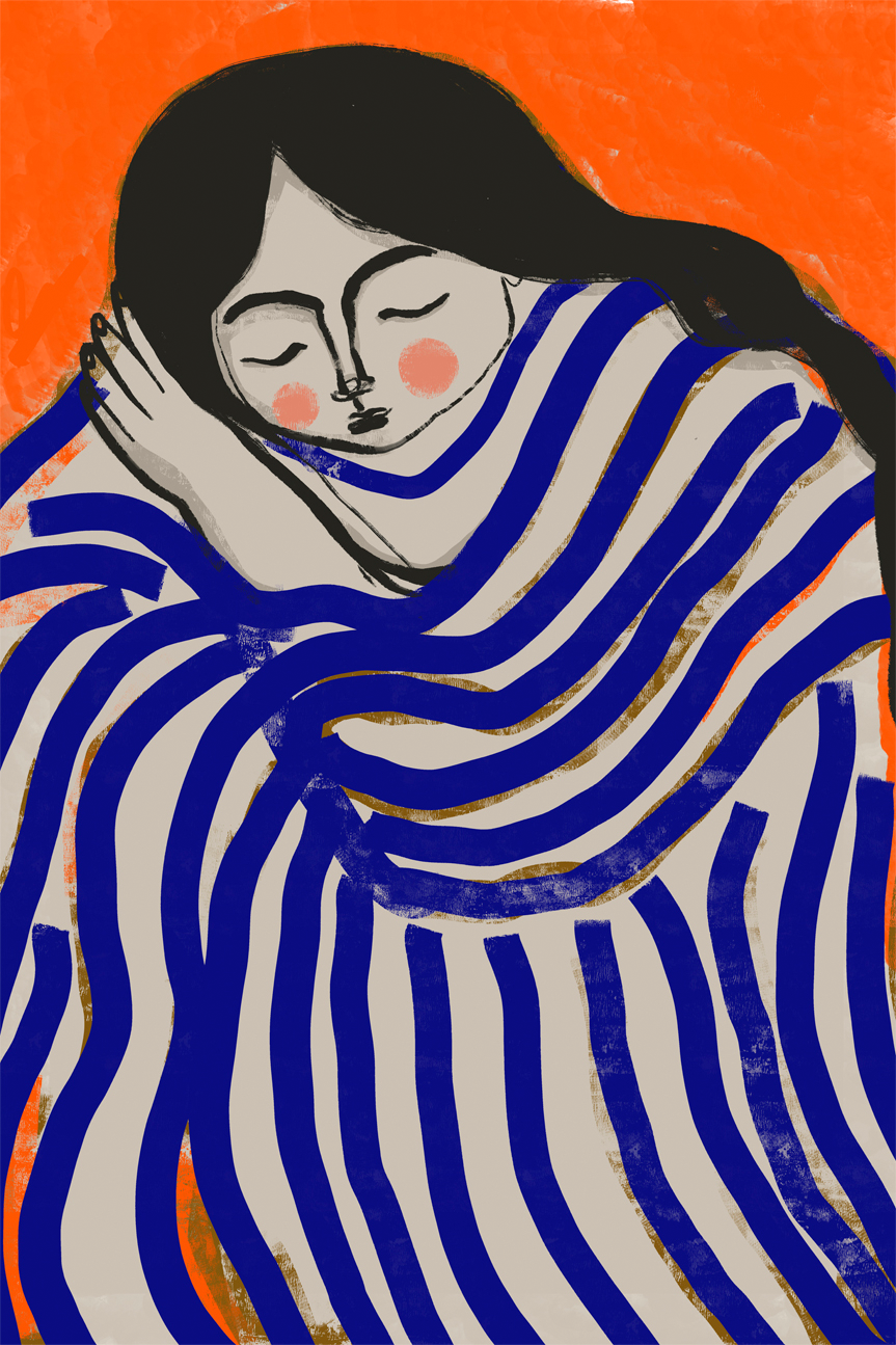 wall-art-print-canvas-poster-framed-Resting Beauty , By Treechild-1