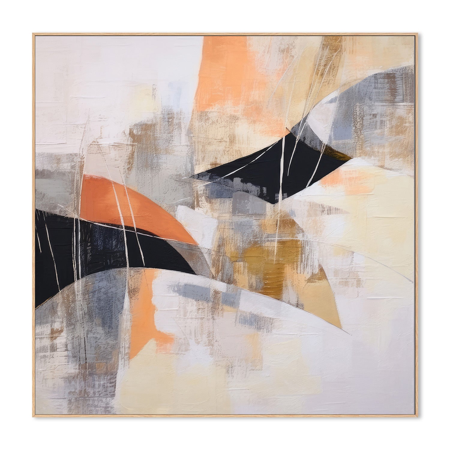 wall-art-print-canvas-poster-framed-Rhythms of Abstract, Style A , By Irena Orlov-4
