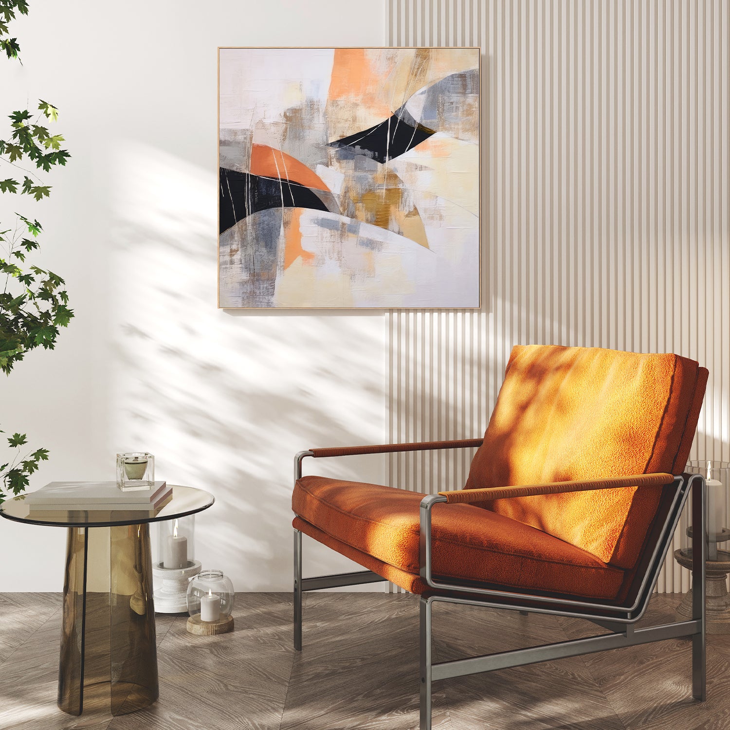 wall-art-print-canvas-poster-framed-Rhythms of Abstract, Style A , By Irena Orlov-7