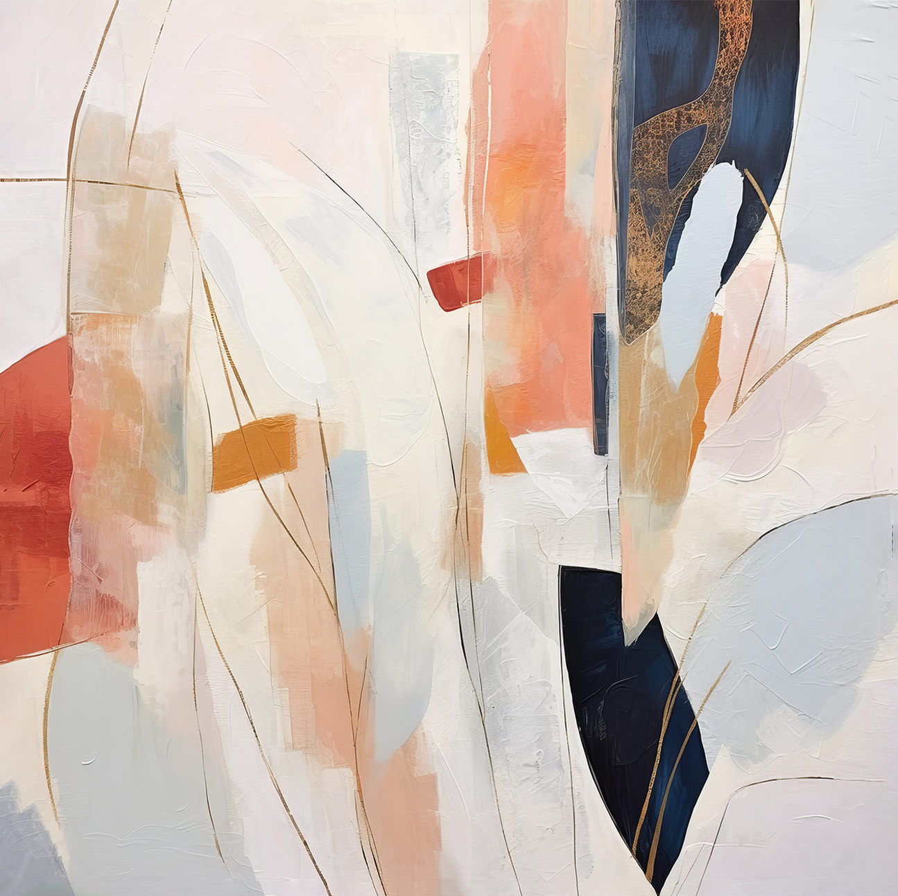 wall-art-print-canvas-poster-framed-Rhythms of Abstract, Style B , By Irena Orlov-1