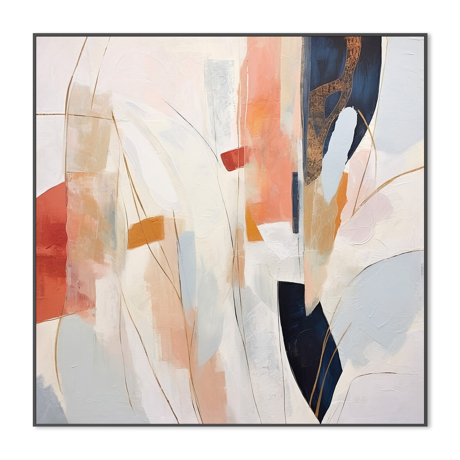 wall-art-print-canvas-poster-framed-Rhythms of Abstract, Style B , By Irena Orlov-3