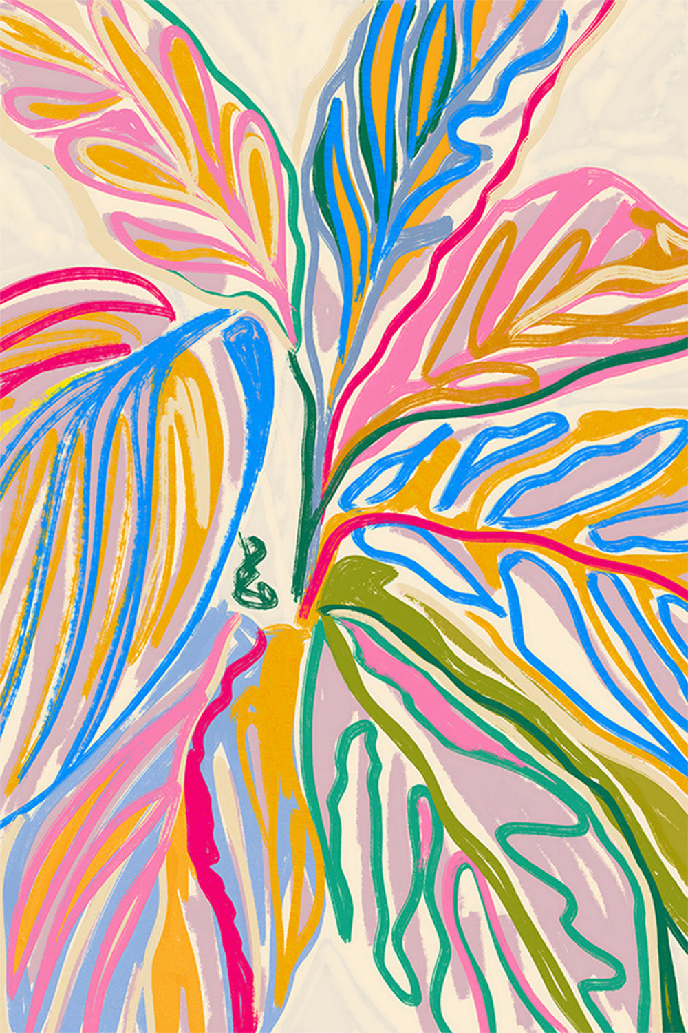 wall-art-print-canvas-poster-framed-Rhythms of Bloom — The Crayon Jungle-1