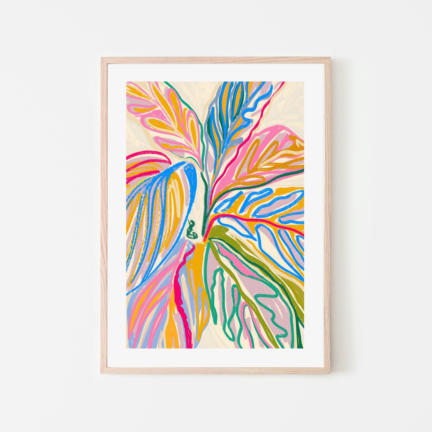 wall-art-print-canvas-poster-framed-Rhythms of Bloom — The Crayon Jungle-6