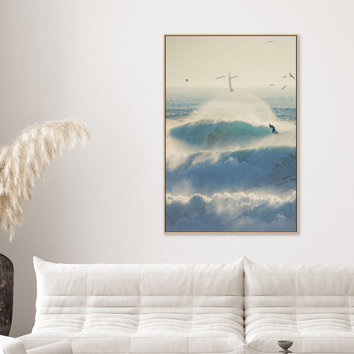 wall-art-print-canvas-poster-framed-Riding The Wave , By Richard Podgurski-2