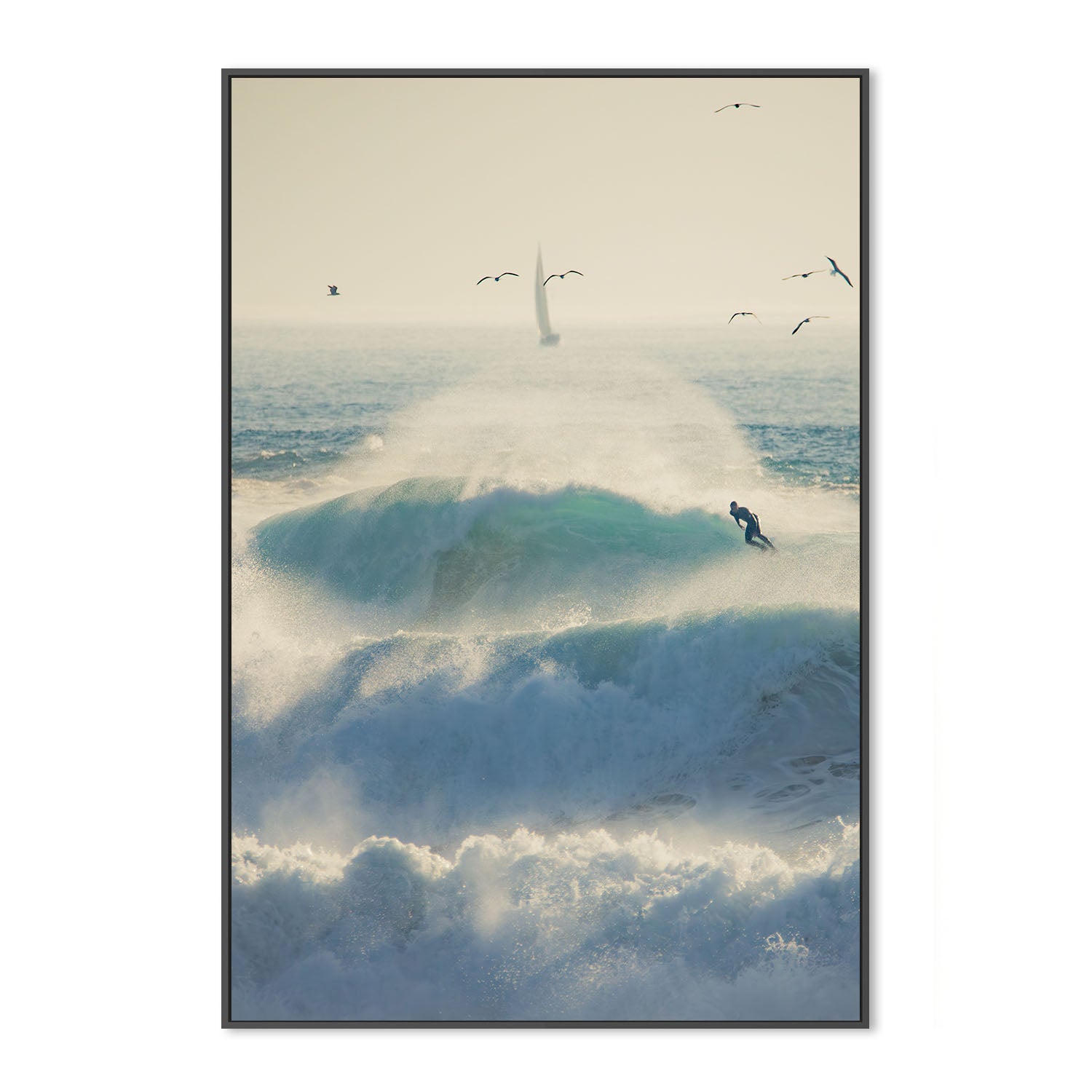 wall-art-print-canvas-poster-framed-Riding The Wave , By Richard Podgurski-3
