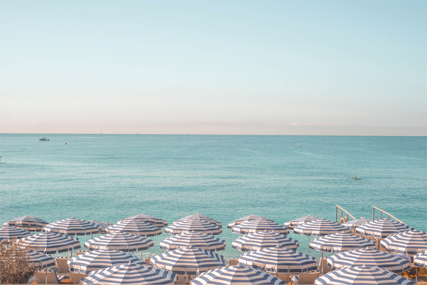 wall-art-print-canvas-poster-framed-Riviera Beach Umbrellas , By Pictufy-1