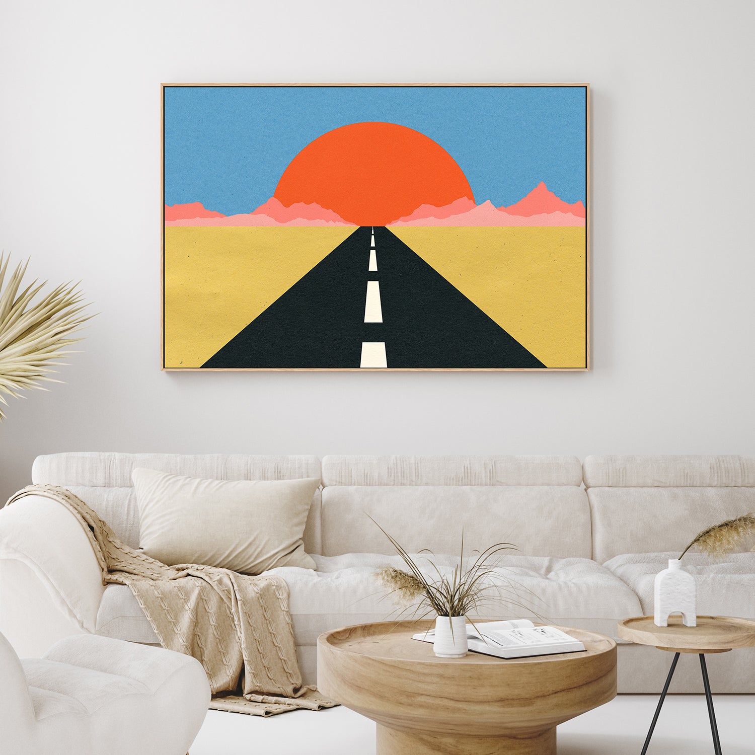 wall-art-print-canvas-poster-framed-Road To Sun-2