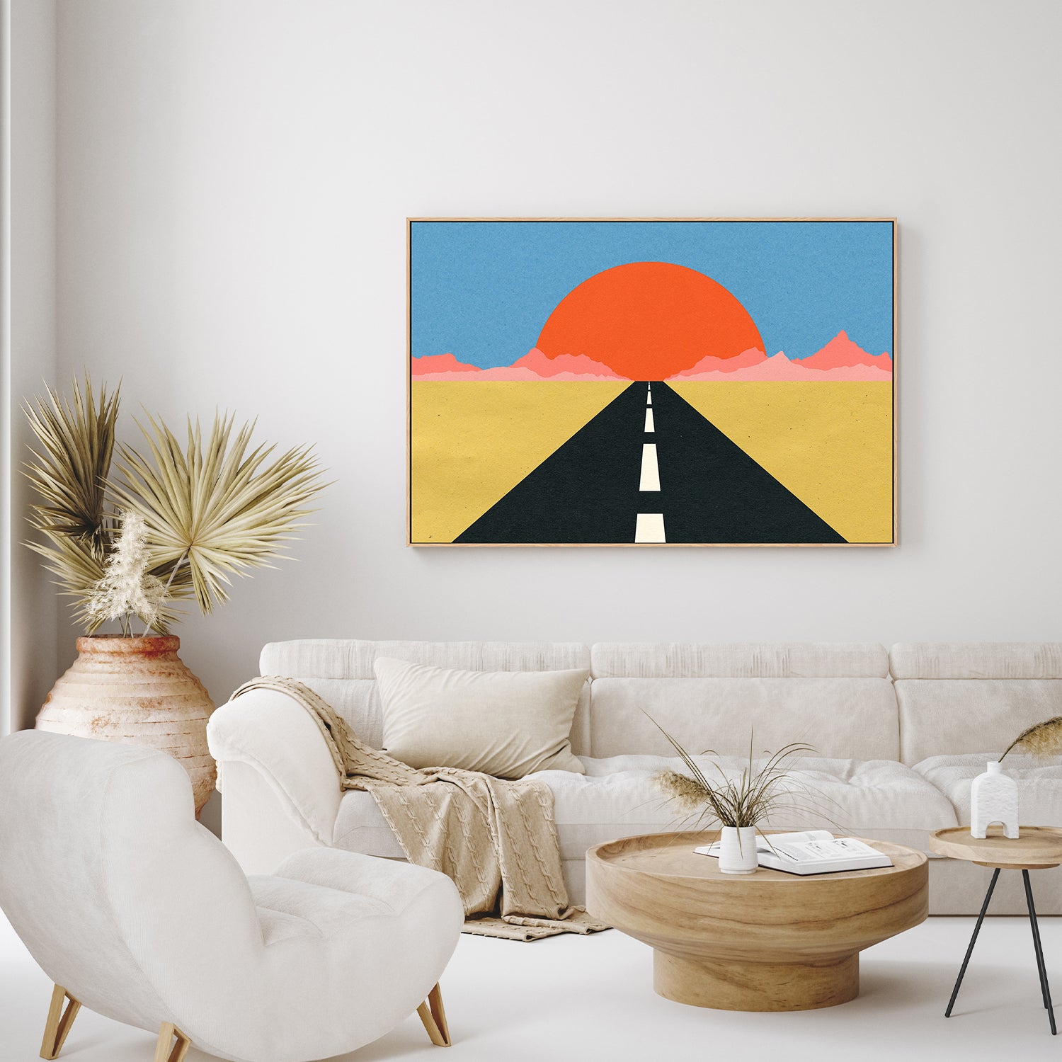 wall-art-print-canvas-poster-framed-Road To Sun-7