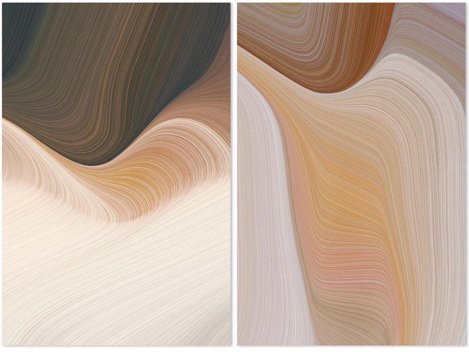 wall-art-print-canvas-poster-framed-Rock Waves, Style A, Set Of 2-by-Gioia Wall Art-Gioia Wall Art