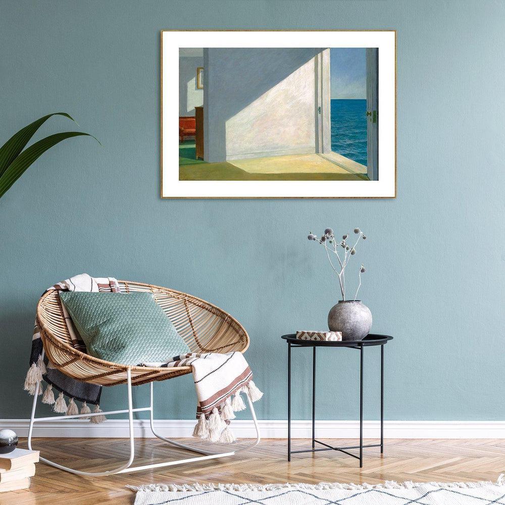 wall-art-print-canvas-poster-framed-Rooms By The Sea, By Edward Hopper-by-Gioia Wall Art-Gioia Wall Art