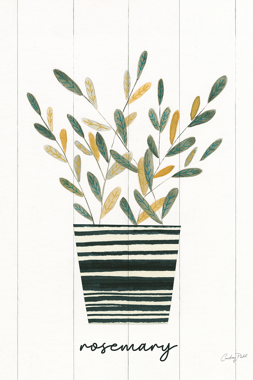 wall-art-print-canvas-poster-framed-Rosemary Herb Garden, Style A , By Courtney Prahl-1