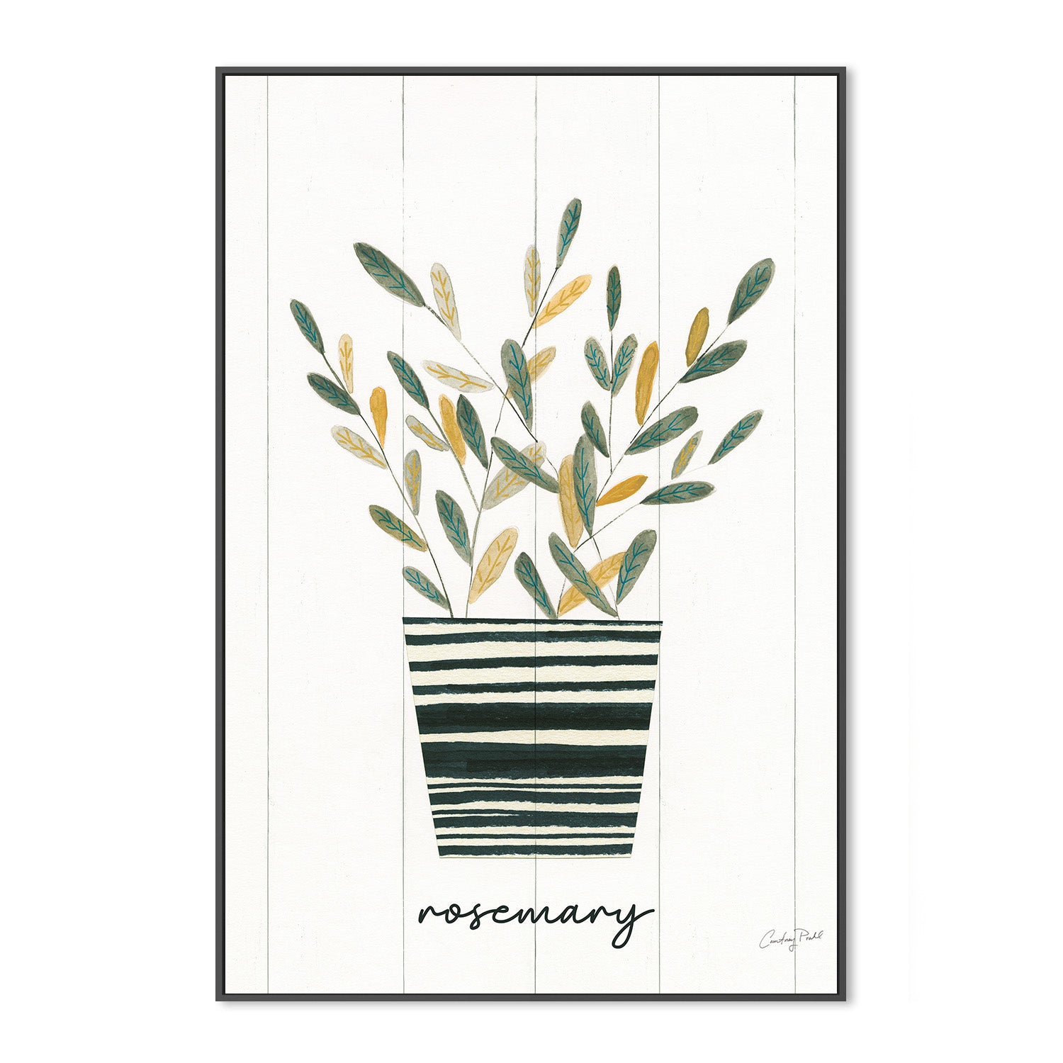 wall-art-print-canvas-poster-framed-Rosemary Herb Garden, Style A , By Courtney Prahl-3