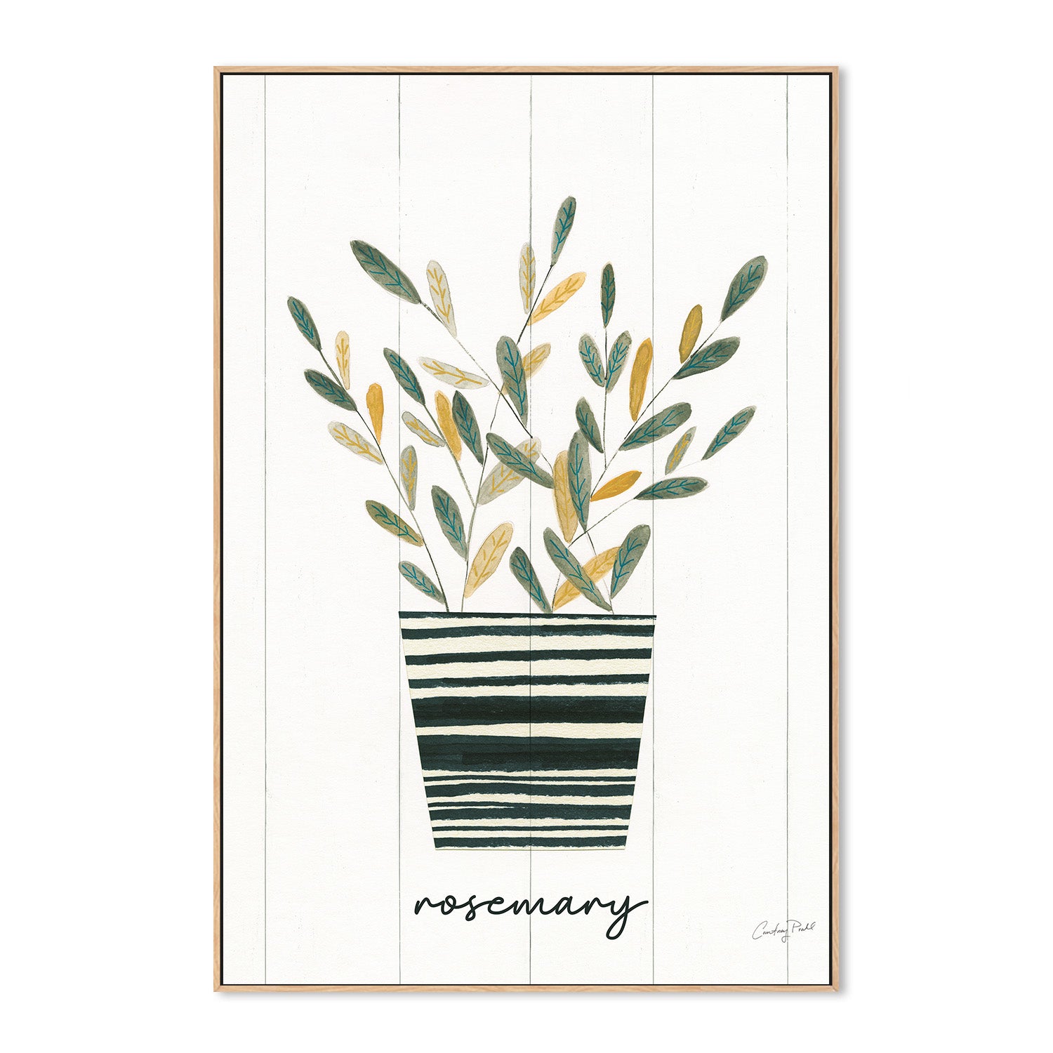 wall-art-print-canvas-poster-framed-Rosemary Herb Garden, Style A , By Courtney Prahl-4